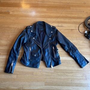 Blank NYC moto Black leather jacket